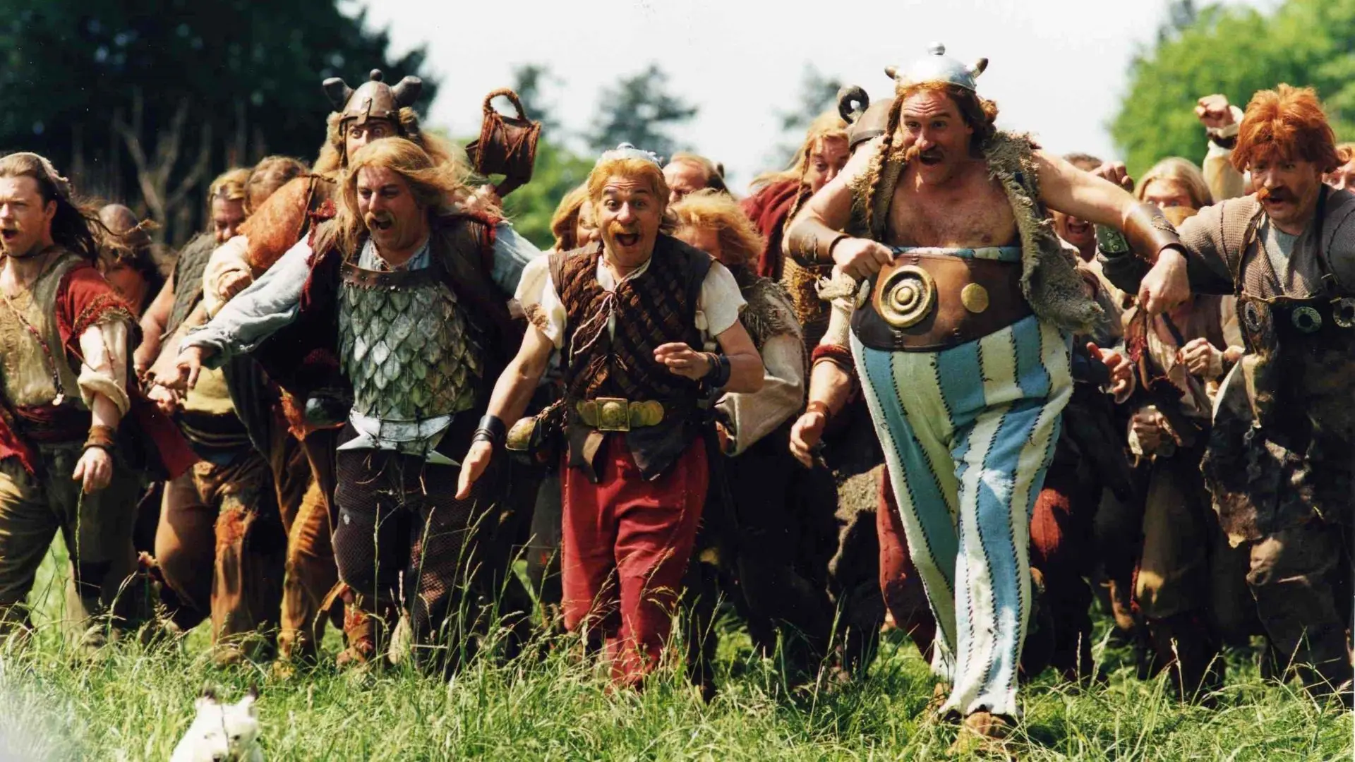 Asterix and Obelix vs. Caesar backdrop