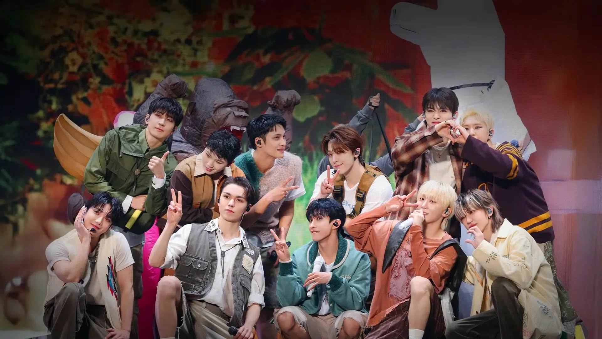 SEVENTEEN: OUR CHAPTER backdrop