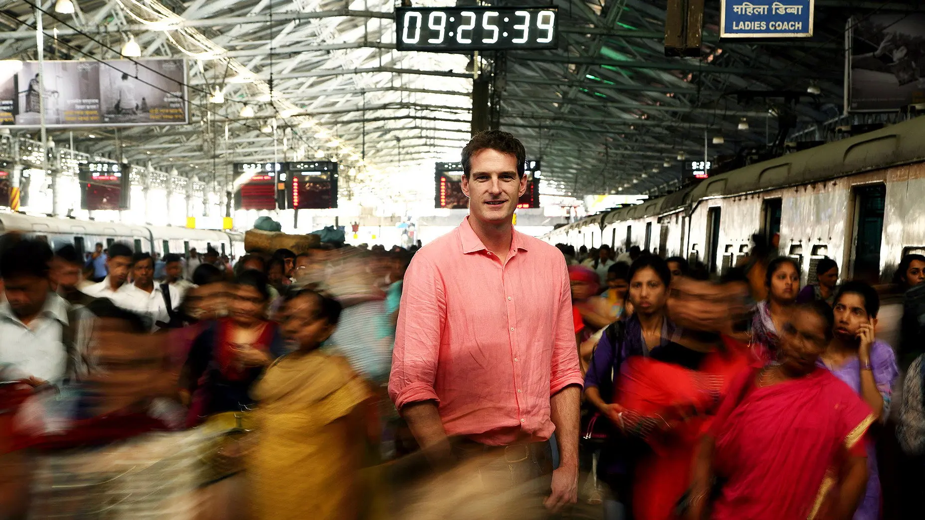 World's Busiest Railway backdrop
