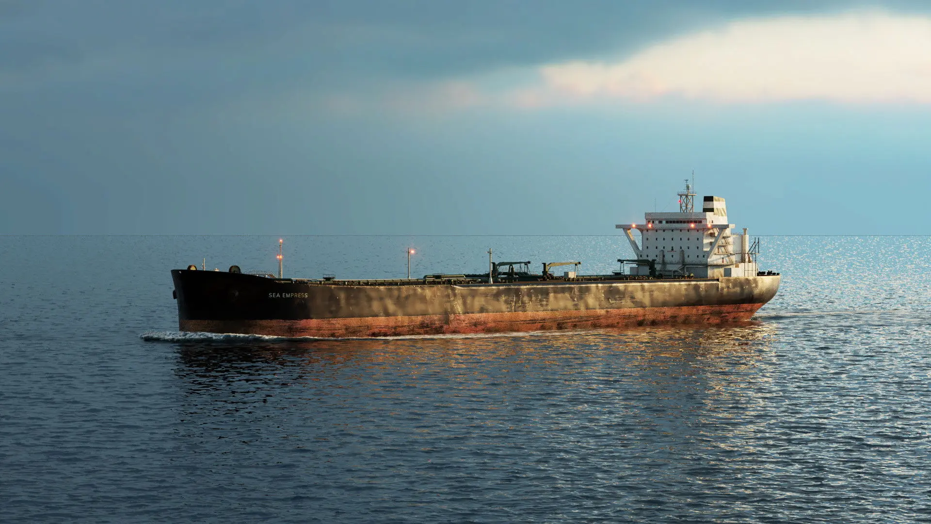 Black Waters: The Sea Empress Disaster backdrop