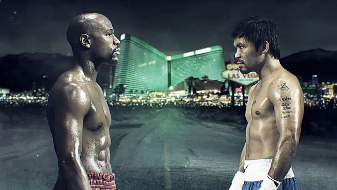 Mayweather vs. Pacquiao backdrop