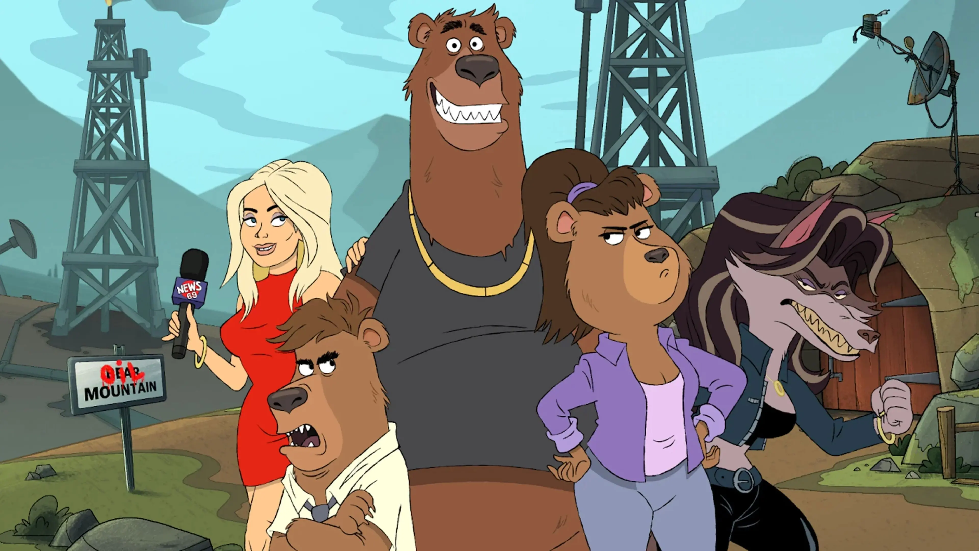 Breaking Bear backdrop