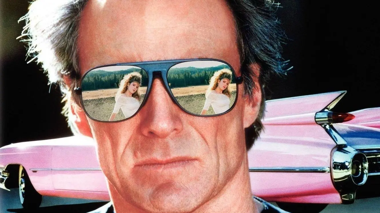 Pink Cadillac backdrop