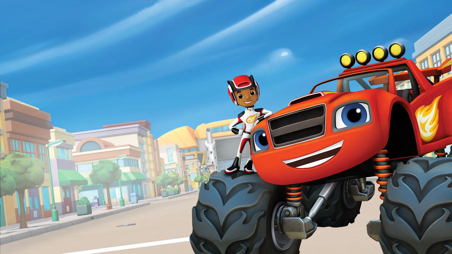 Blaze and the Monster Machines backdrop