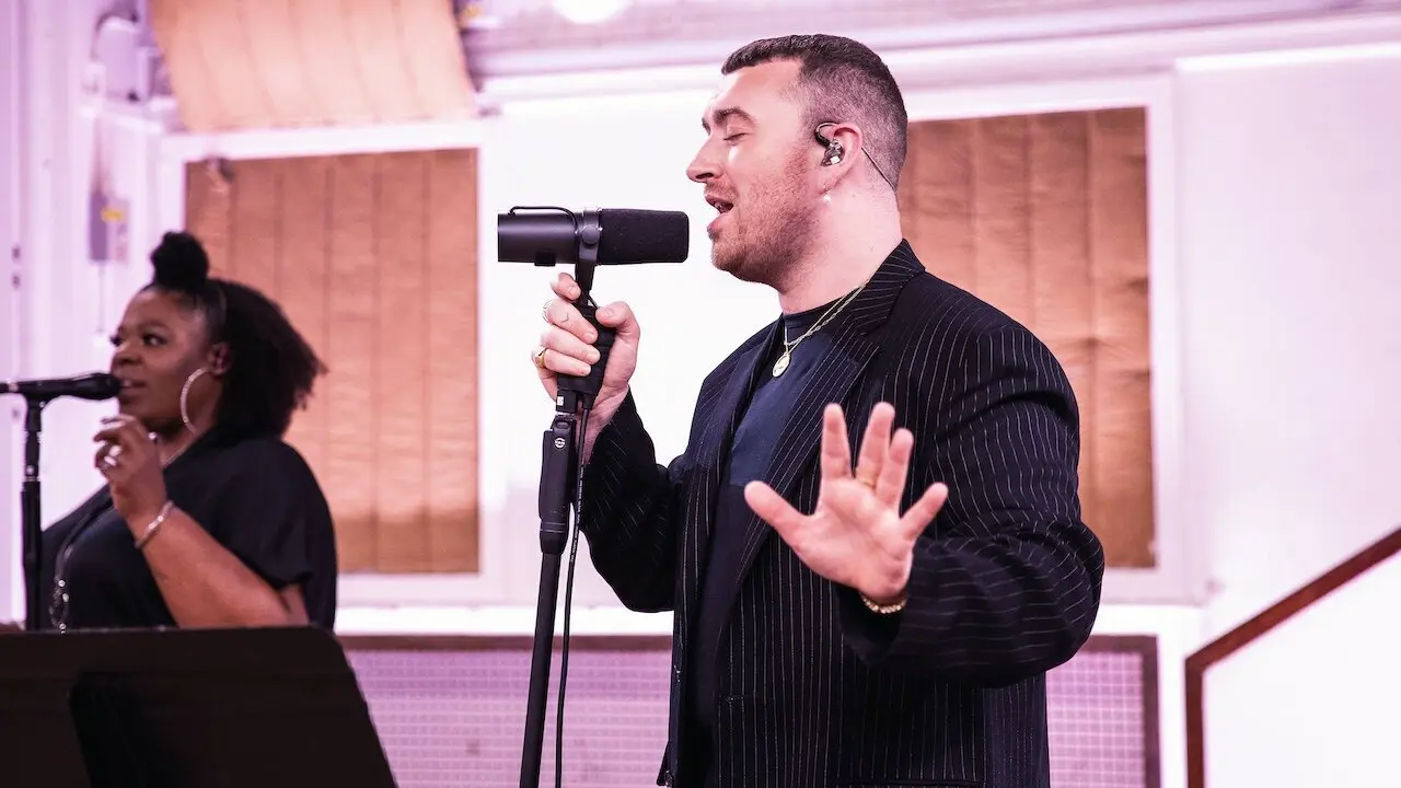 Sam Smith: Love Goes – Live at Abbey Road Studios backdrop