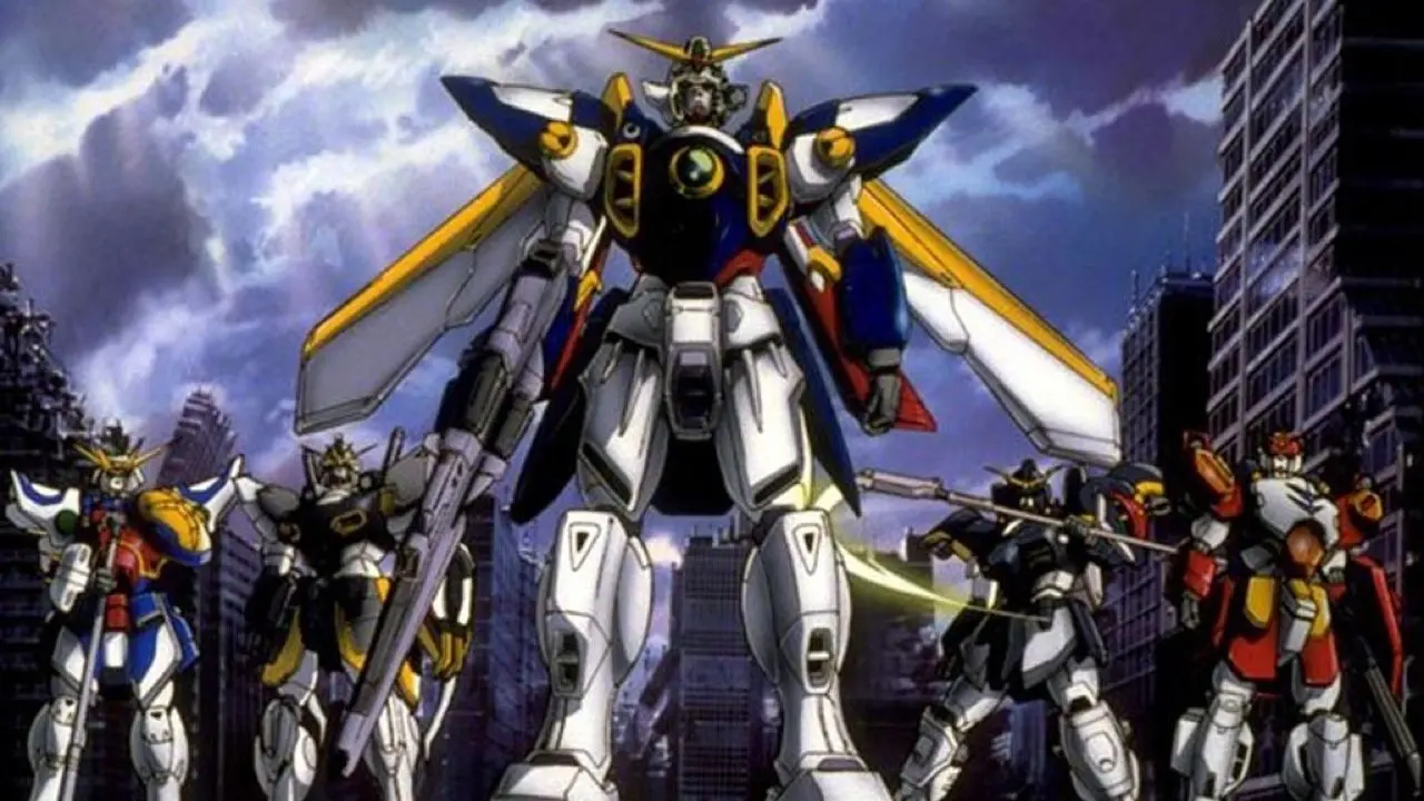 Mobile Suit Gundam Wing backdrop