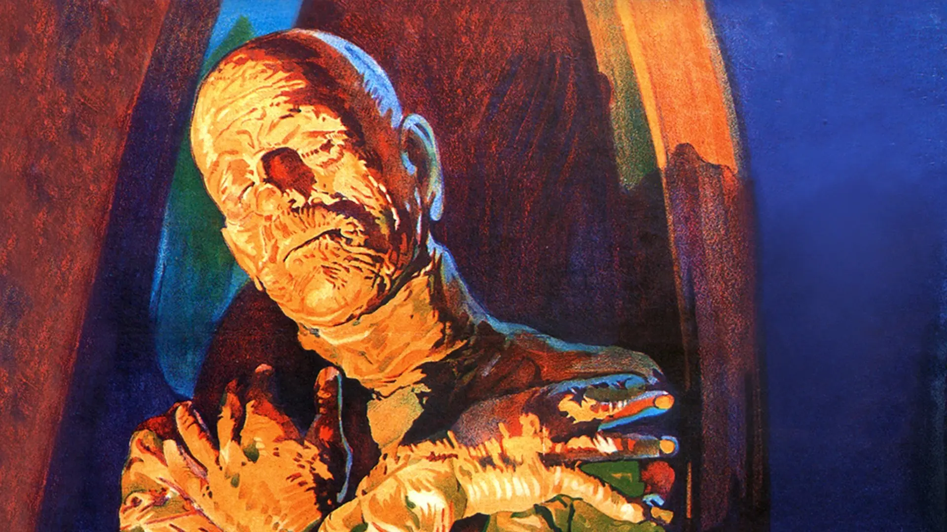 The Mummy backdrop