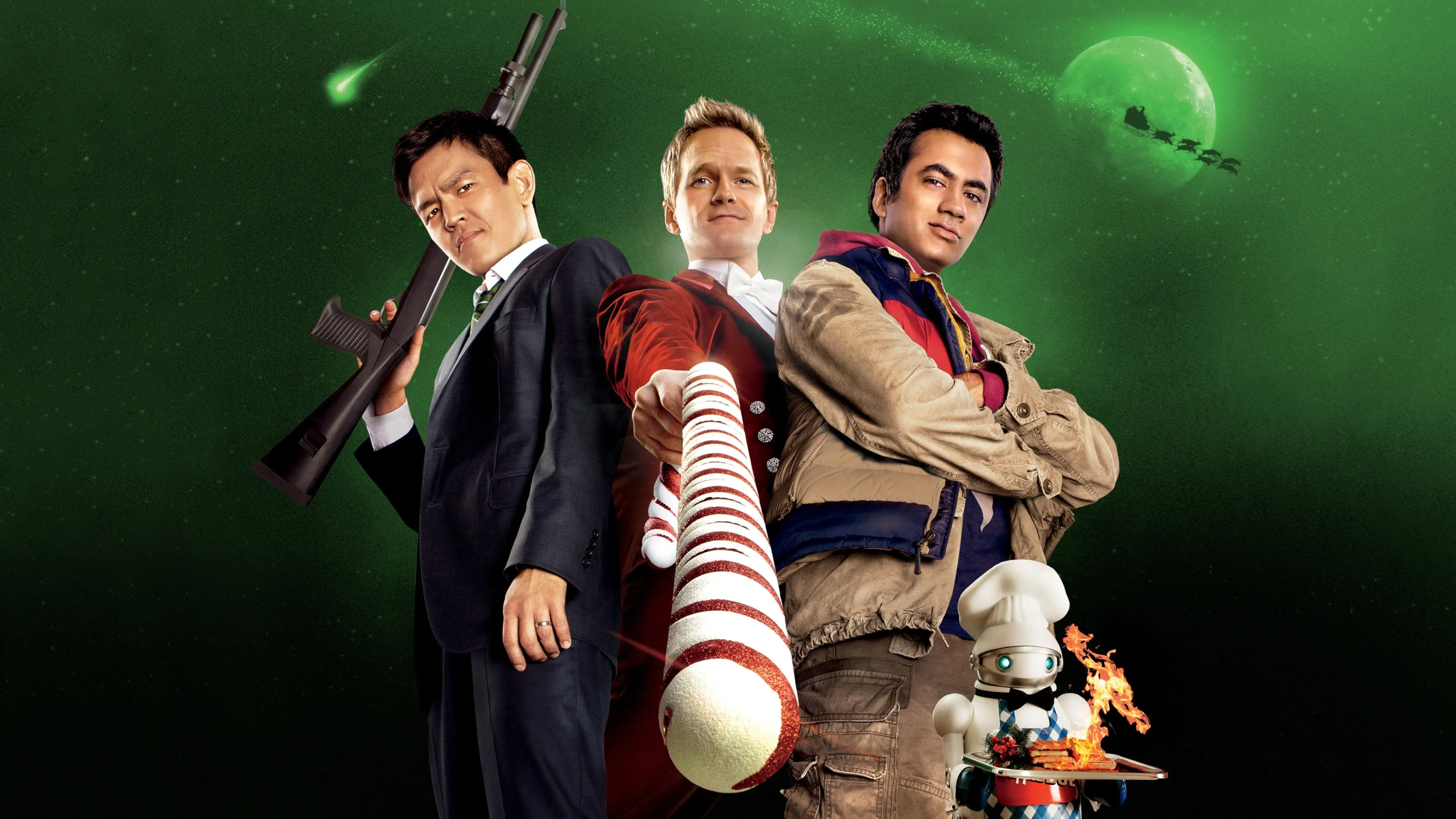A Very Harold & Kumar Christmas backdrop