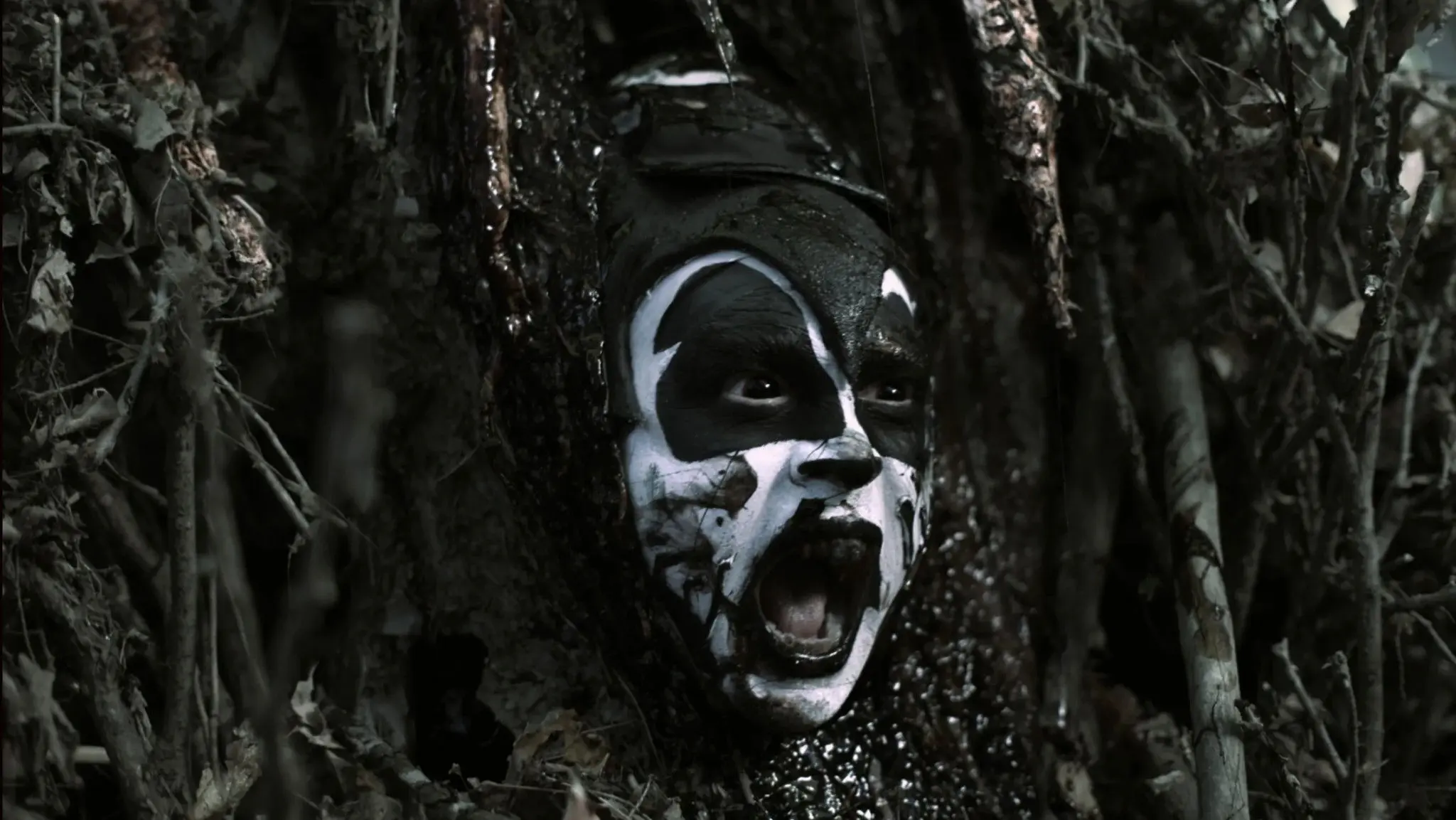 The Dark Domain: Mickey-vs-Winnie backdrop