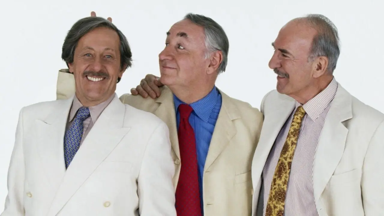 Rochefort, Marielle, Noiret: Les copains d'abord backdrop