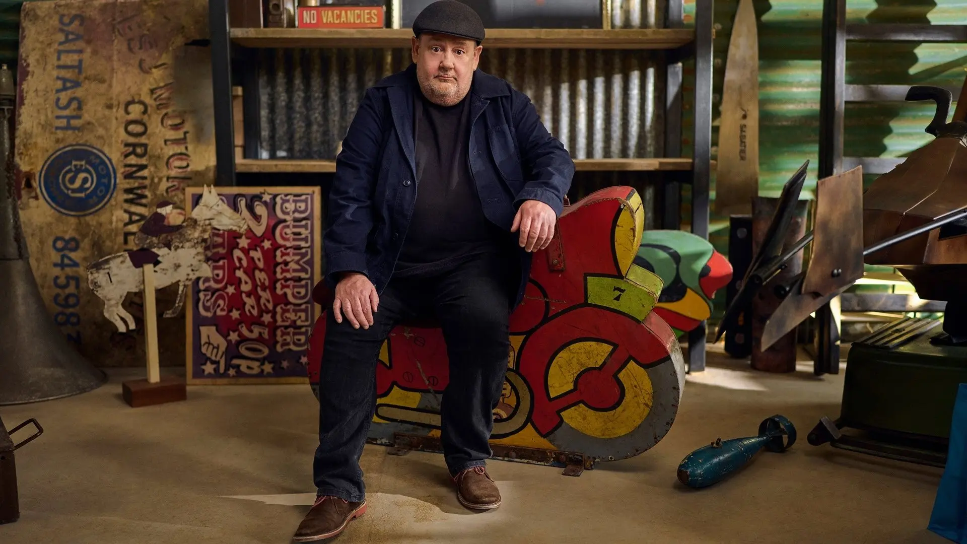 Johnny Vegas' Little Shop of Antiques backdrop