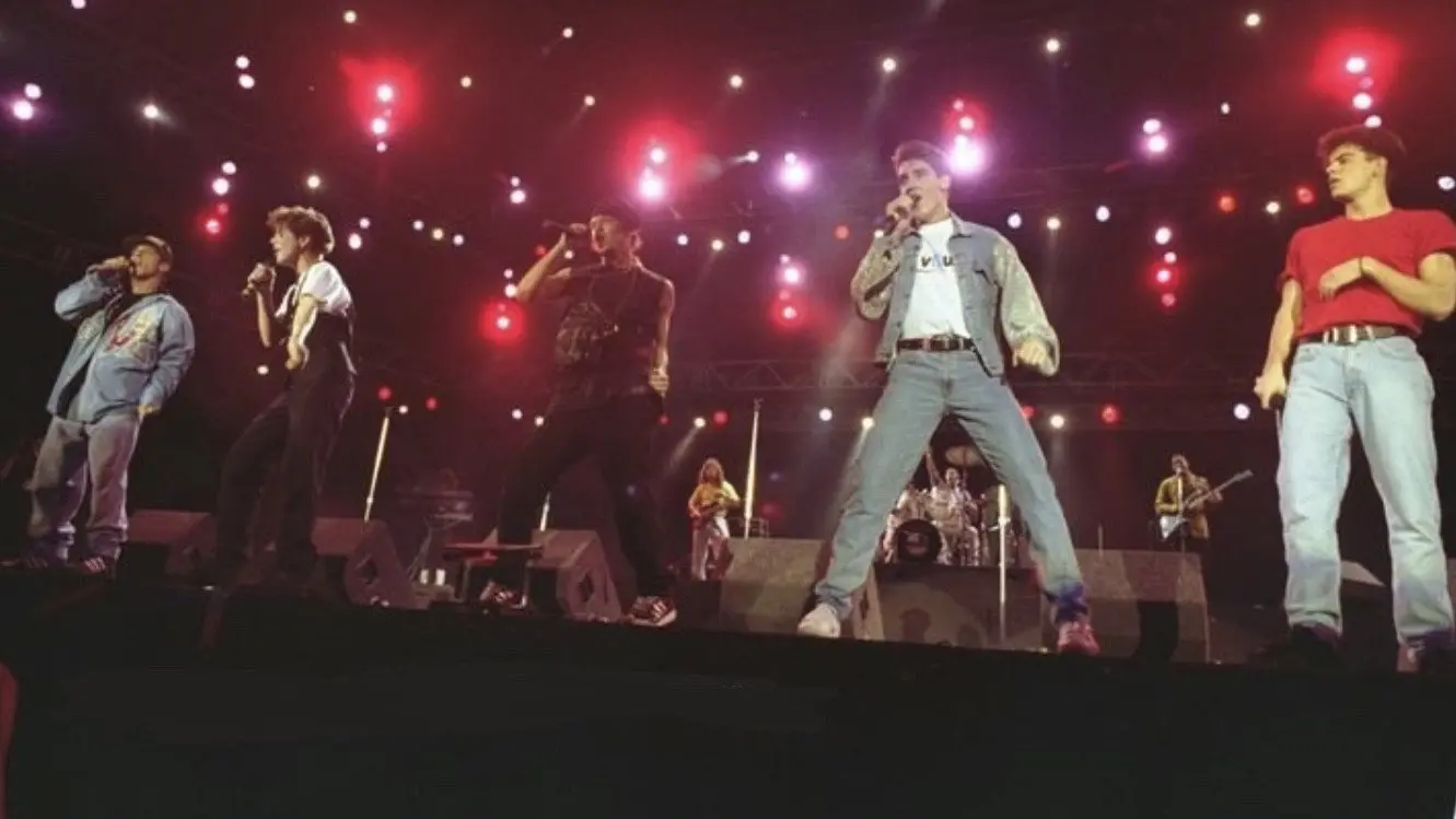 New Kids on the Block: Rock in Rio backdrop