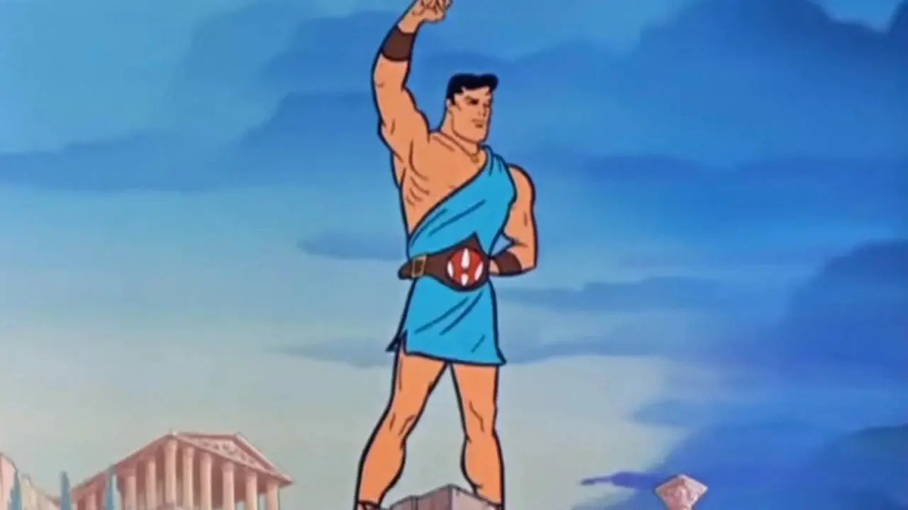 The Mighty Hercules backdrop