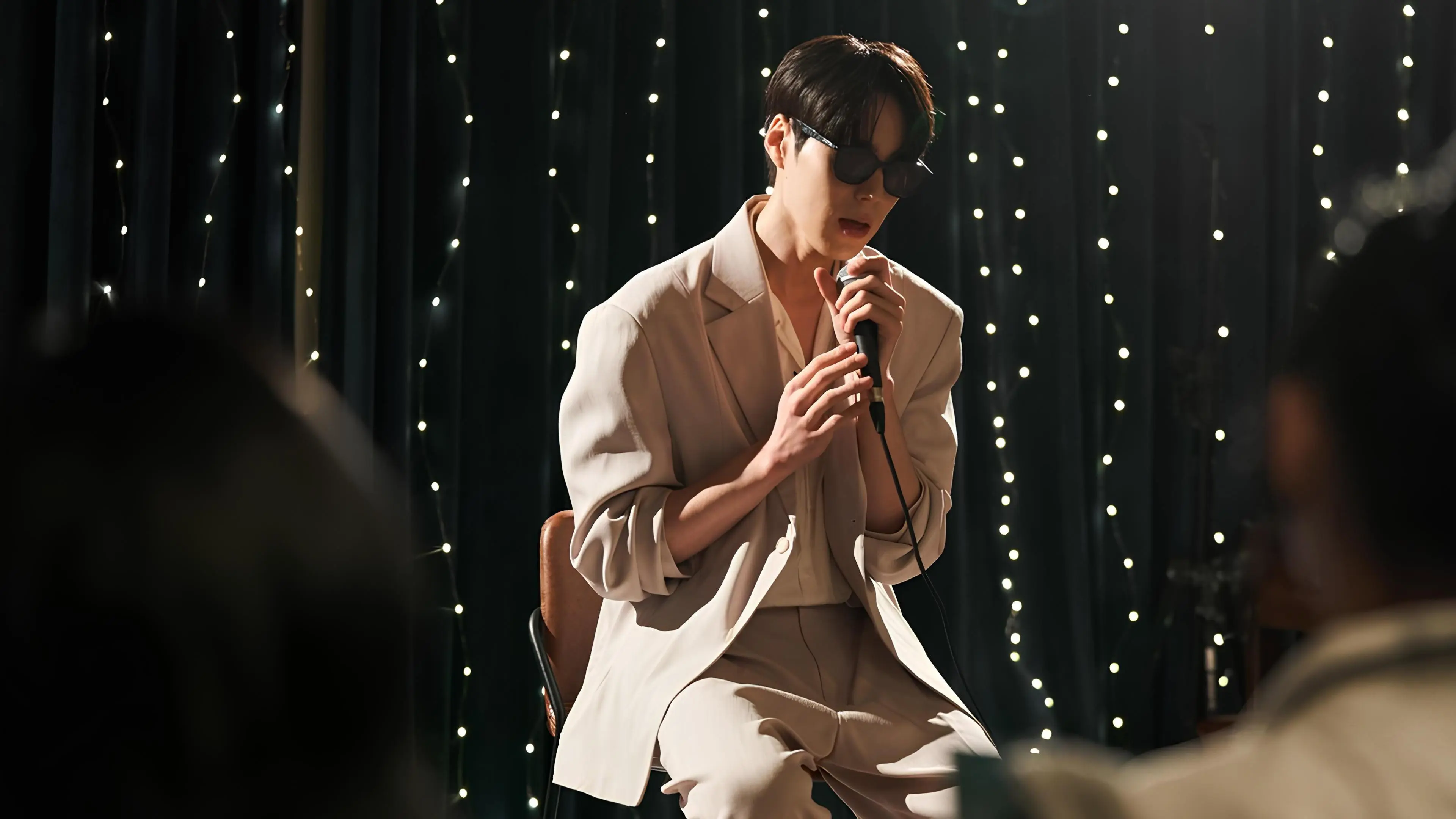 Happy Merry Ending backdrop