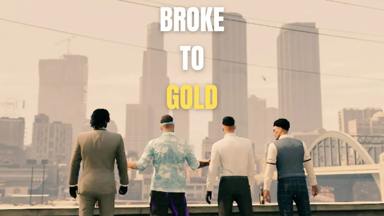 Broke To Gold backdrop