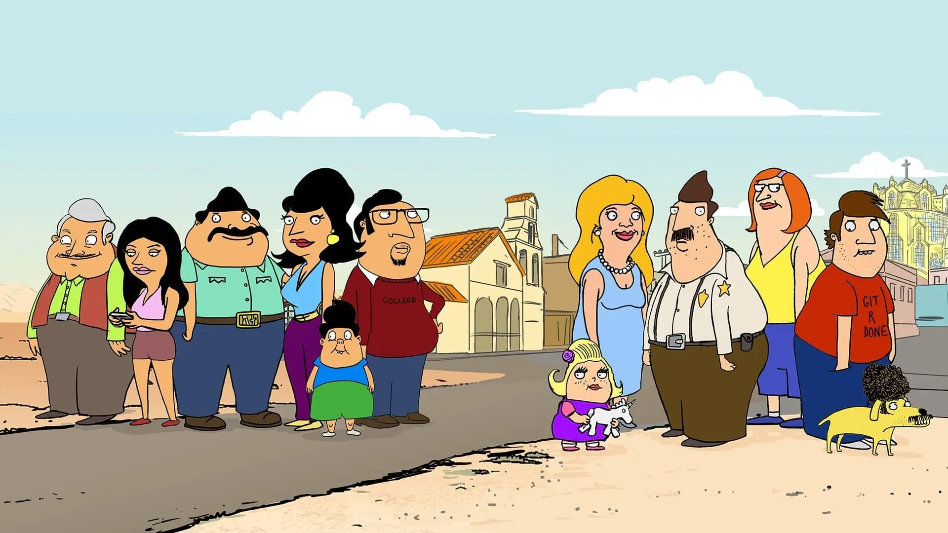 Bordertown backdrop