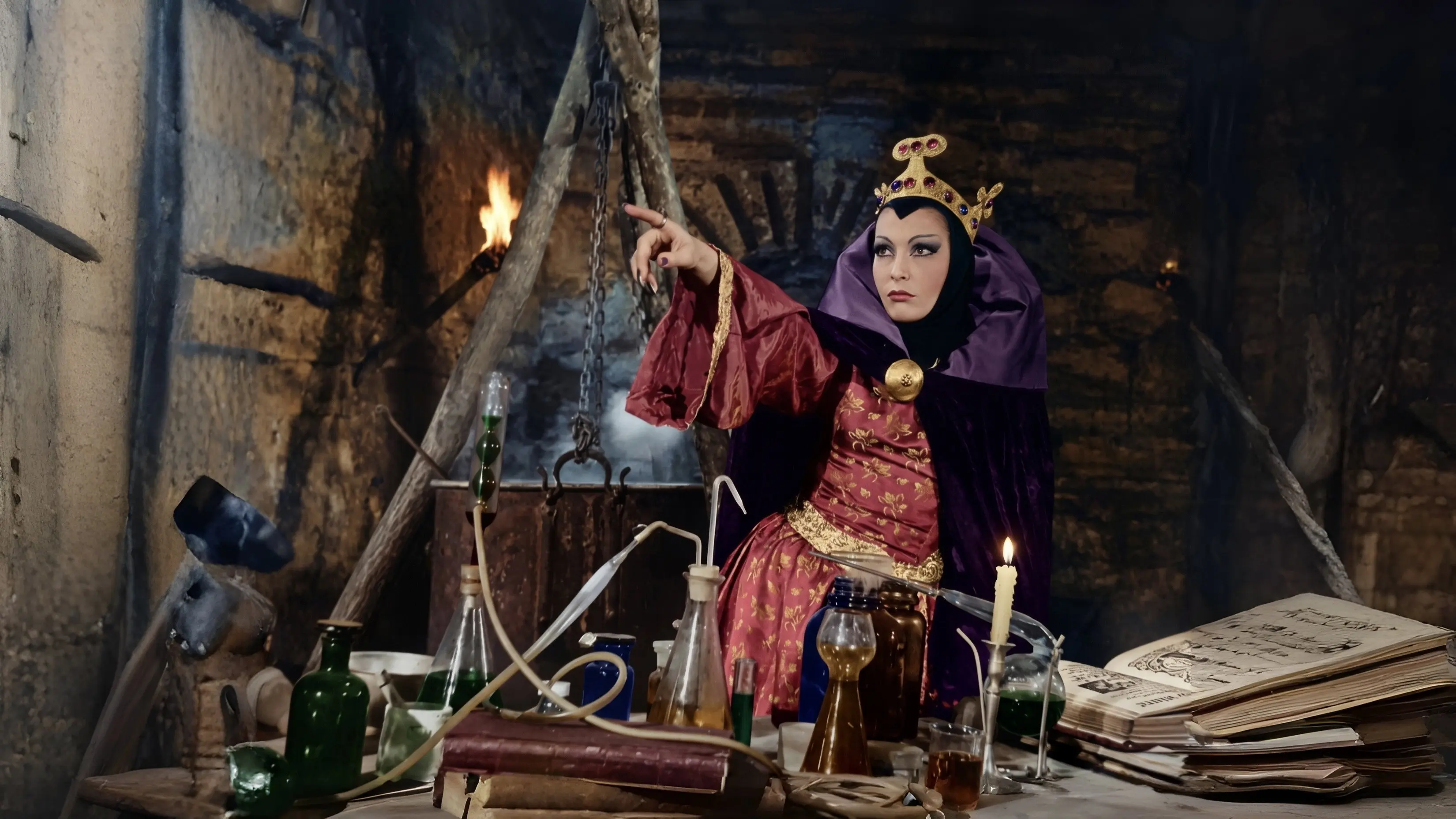 Snow White and the Seven Dwarfs backdrop