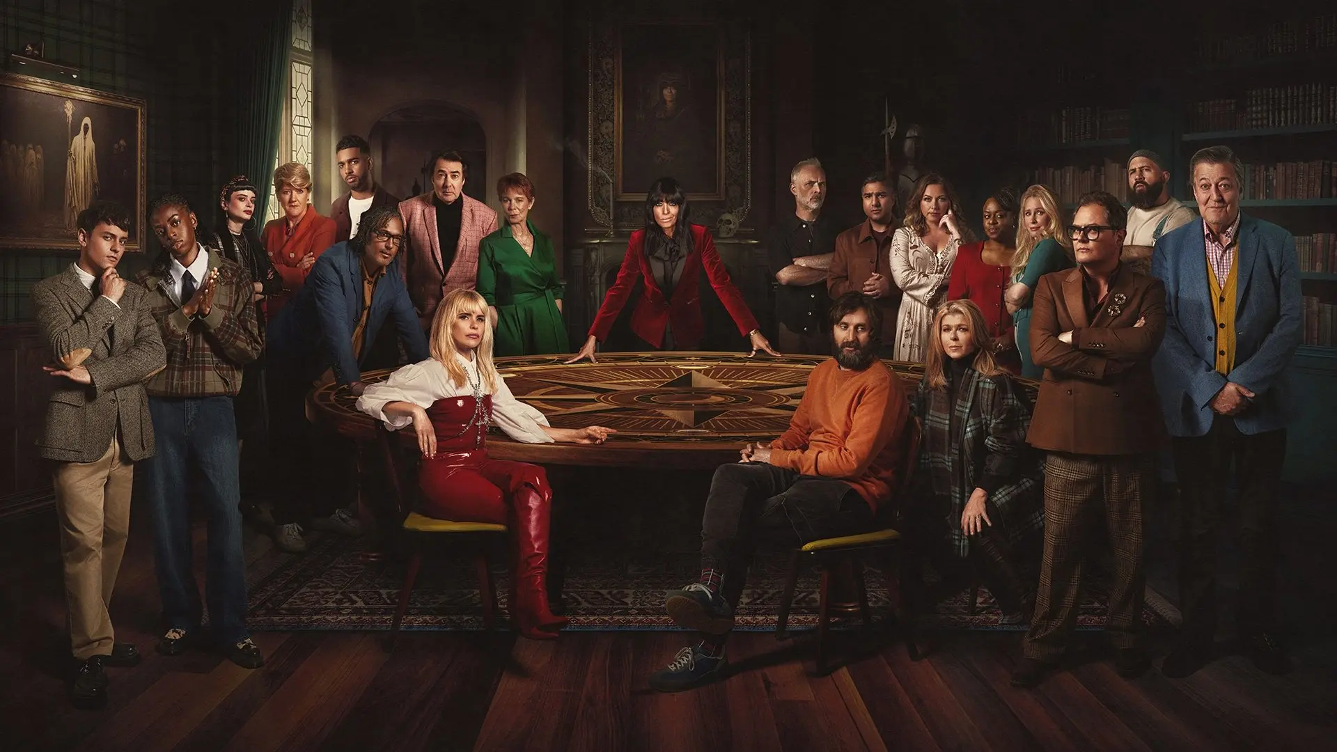 The Celebrity Traitors backdrop