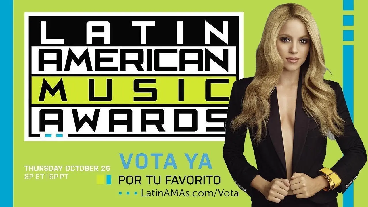 Latin American Music Awards backdrop