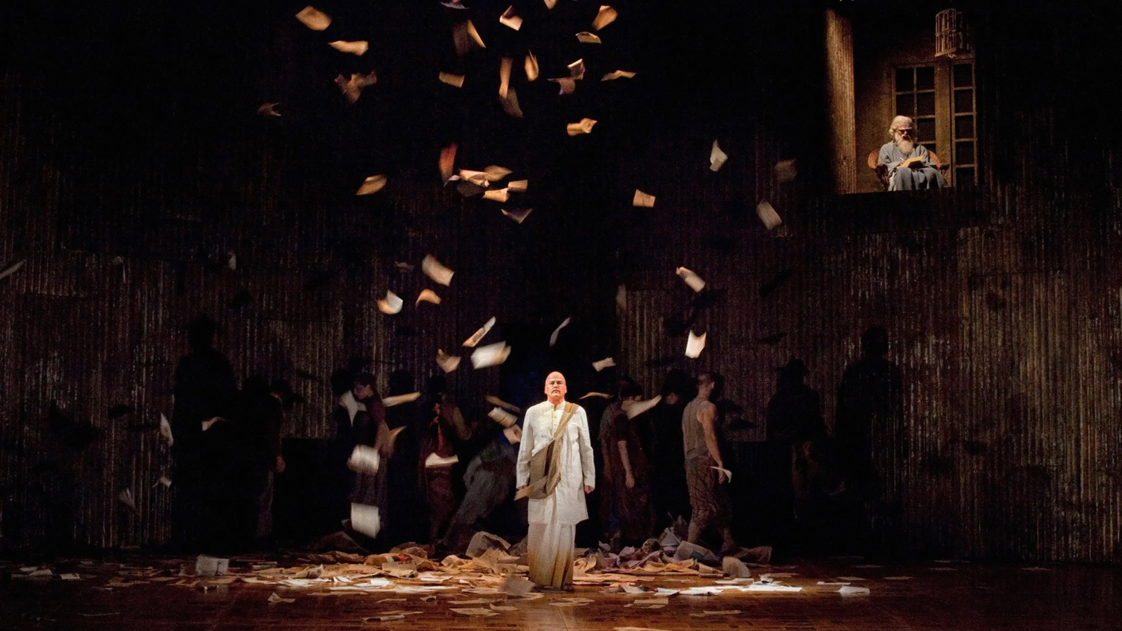 Philip Glass: Satyagraha backdrop