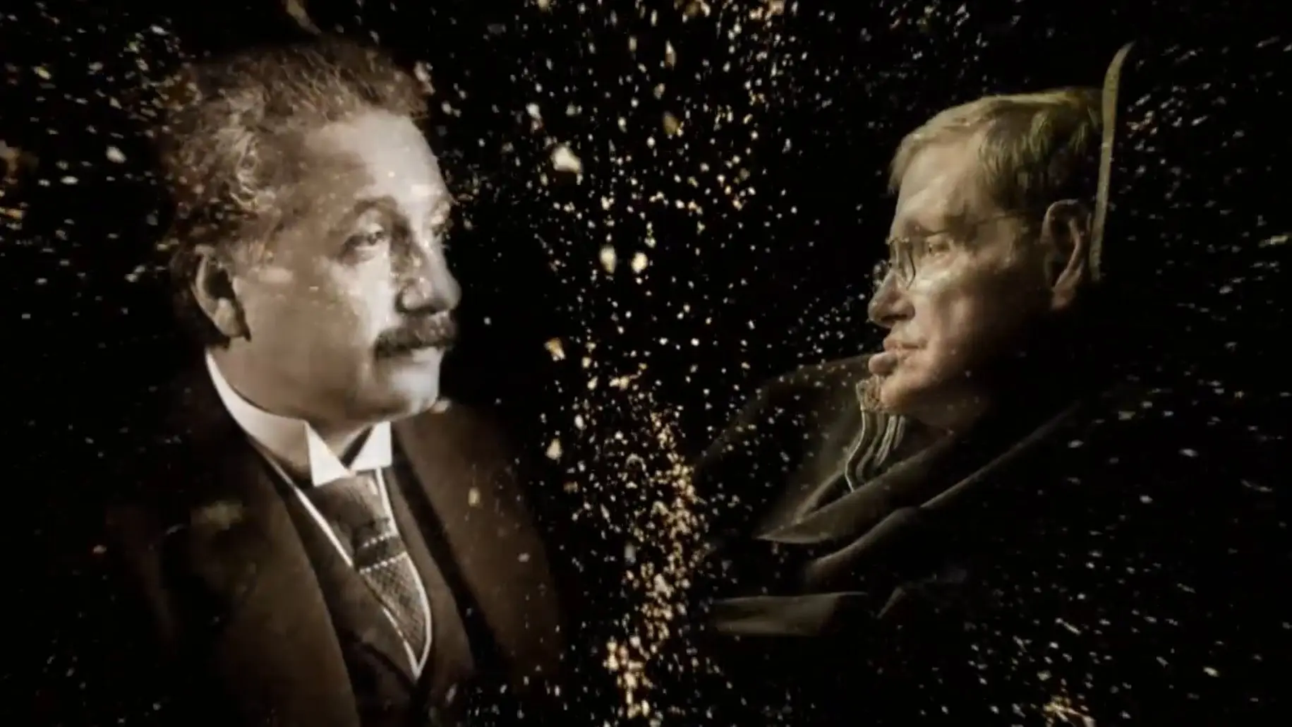 Einstein and Hawking: Masters of Our Universe backdrop