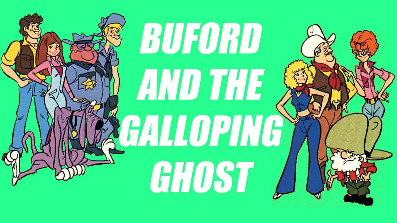 Buford and the Galloping Ghost backdrop