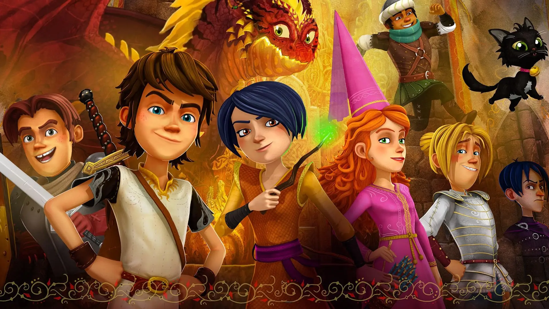 Arthur and the Children of the Round Table backdrop