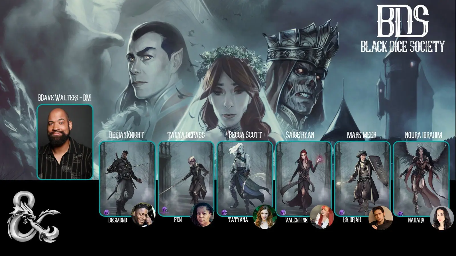 Black Dice Society backdrop