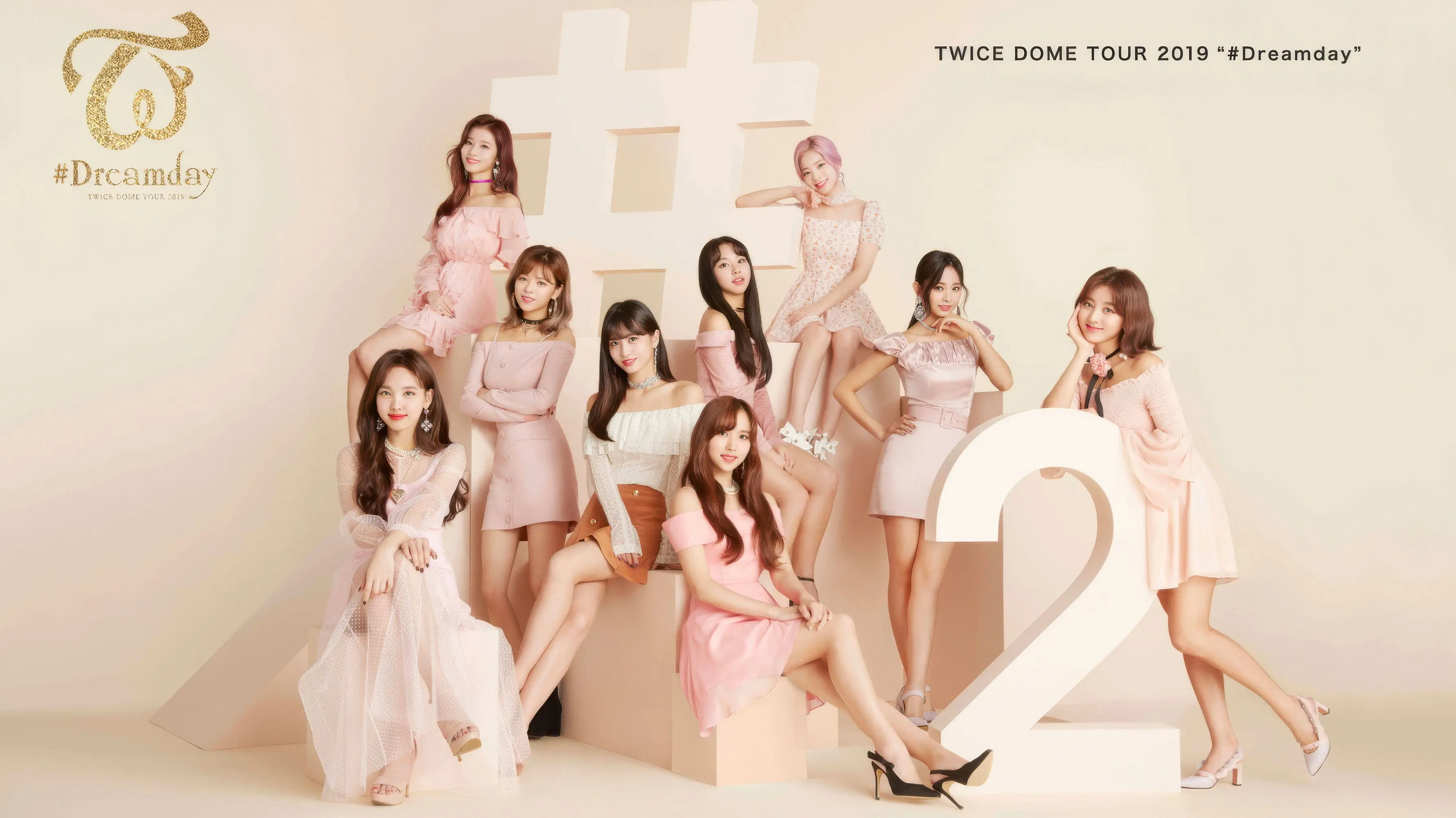Twice Dome Tour 2019 "#Dreamday" backdrop