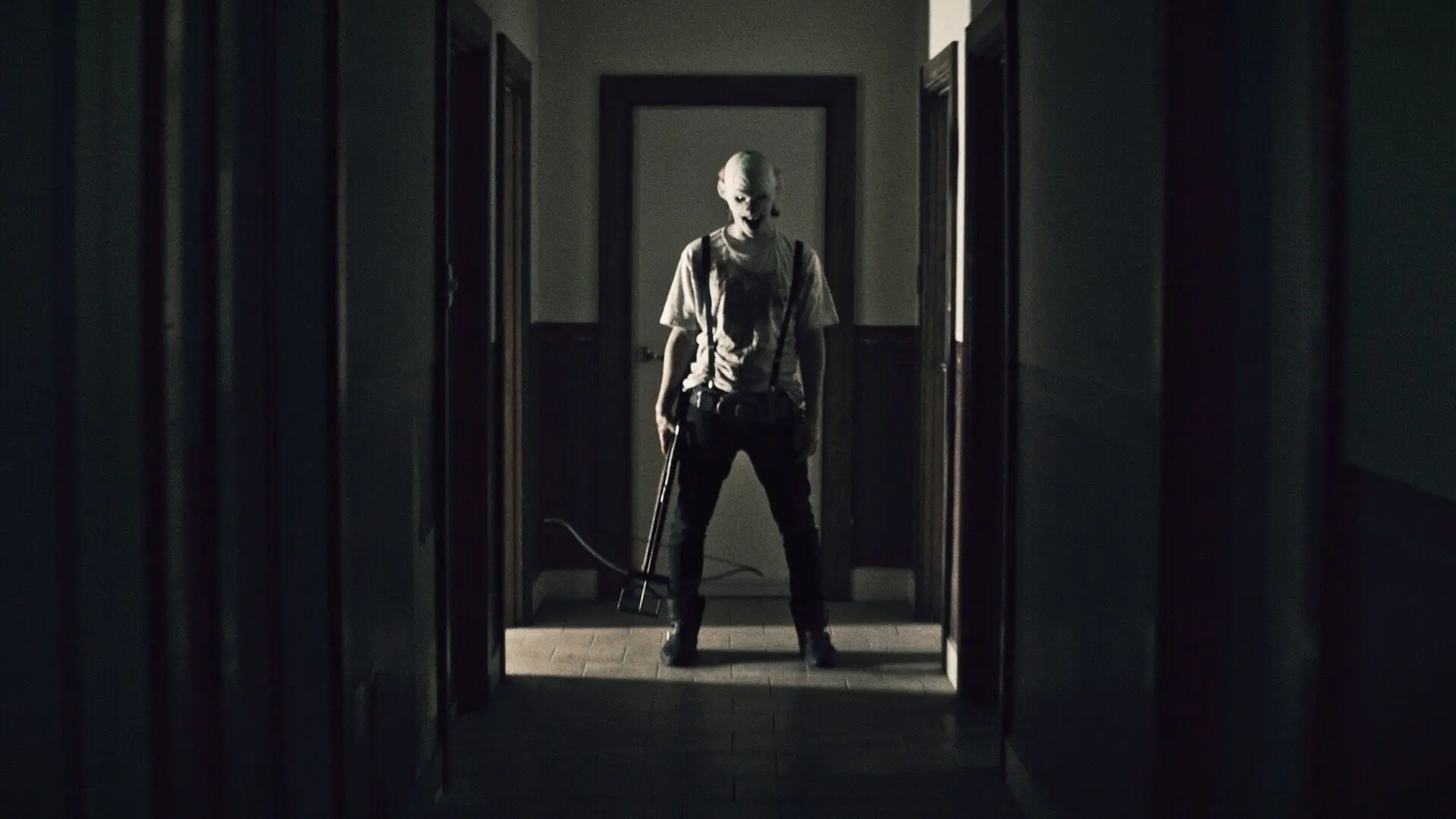 On Halloween backdrop