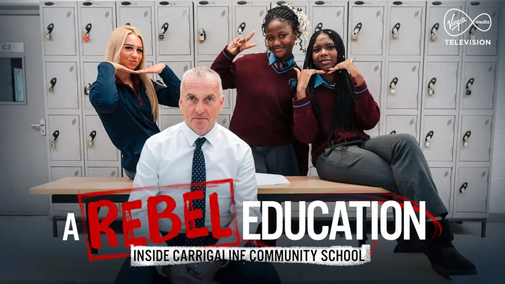 A Rebel Education backdrop
