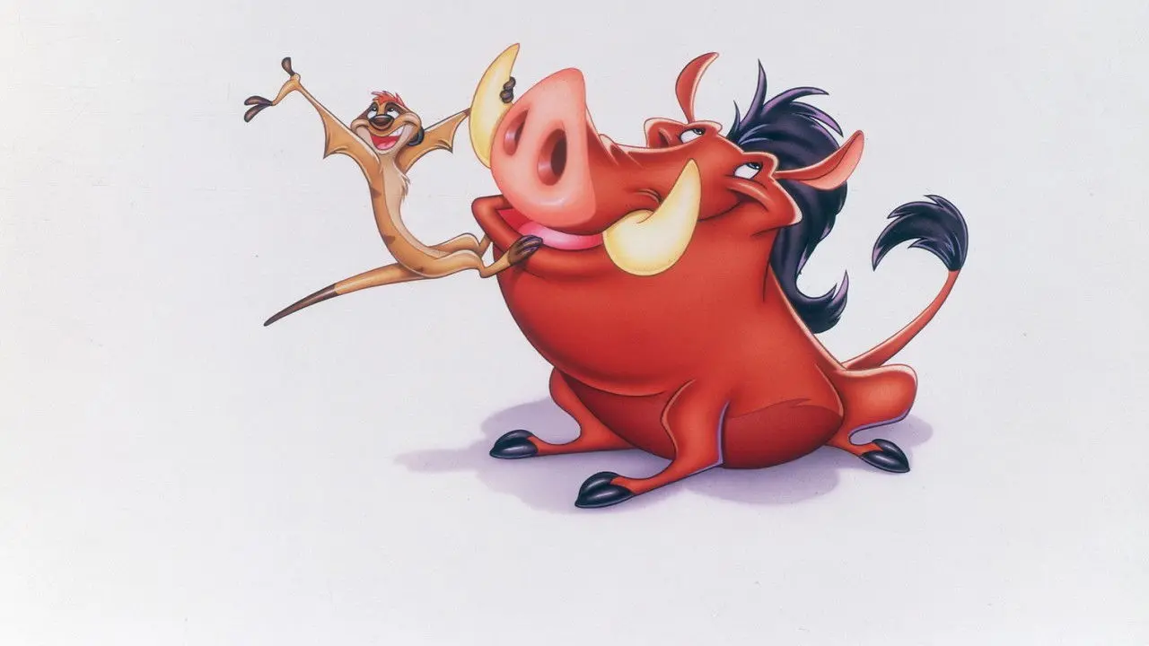 Timon and Pumbaa backdrop