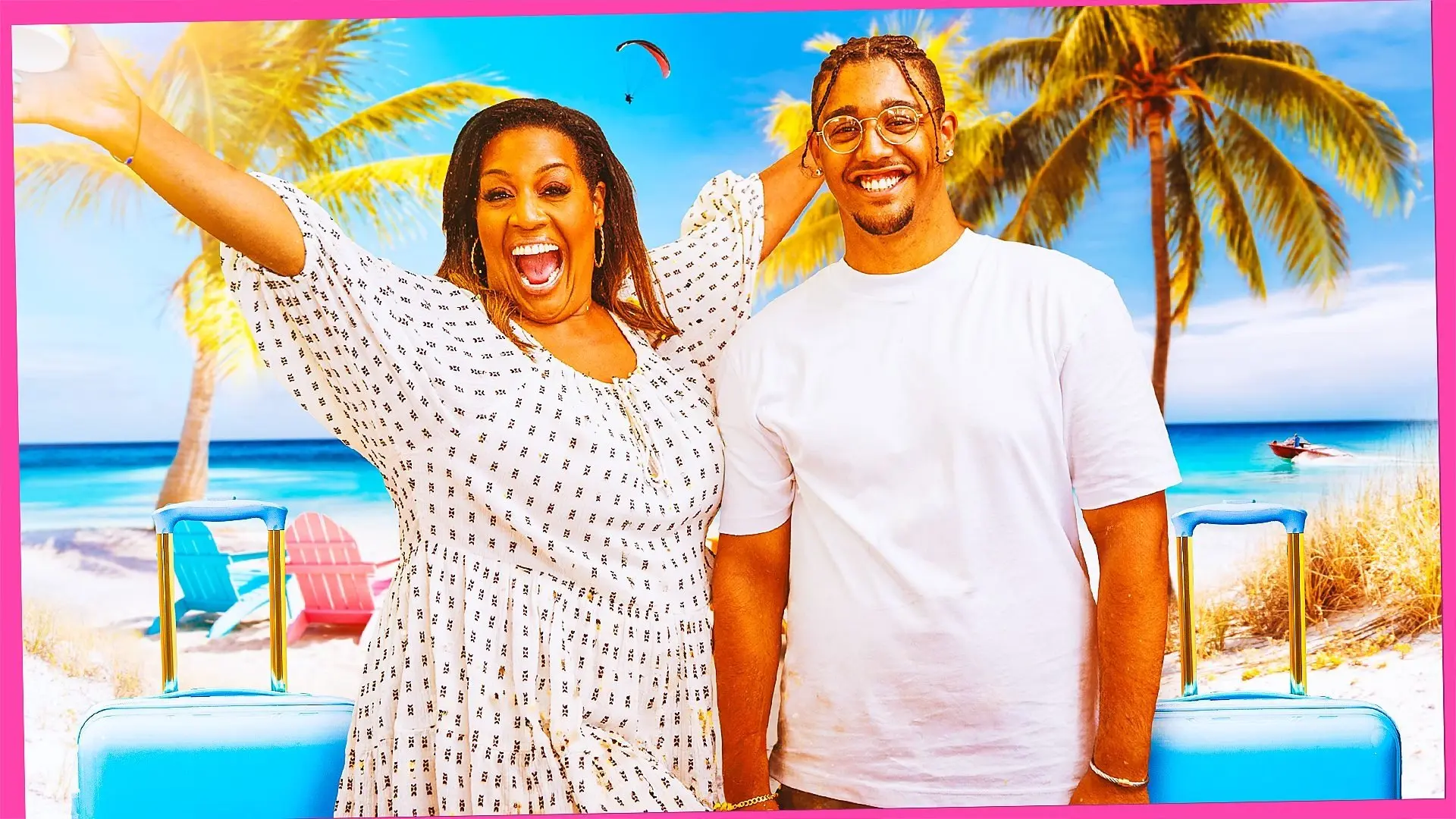 Alison Hammond's Florida Unpacked backdrop