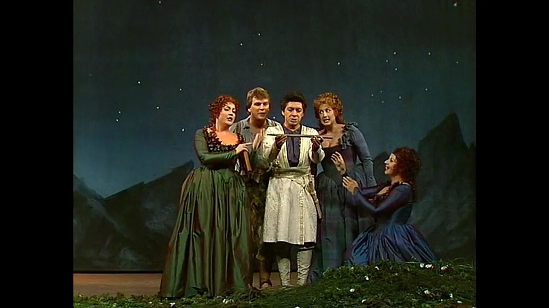 The Magic Flute backdrop