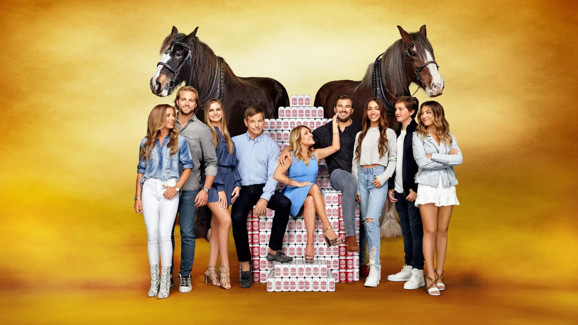 The Busch Family Brewed backdrop