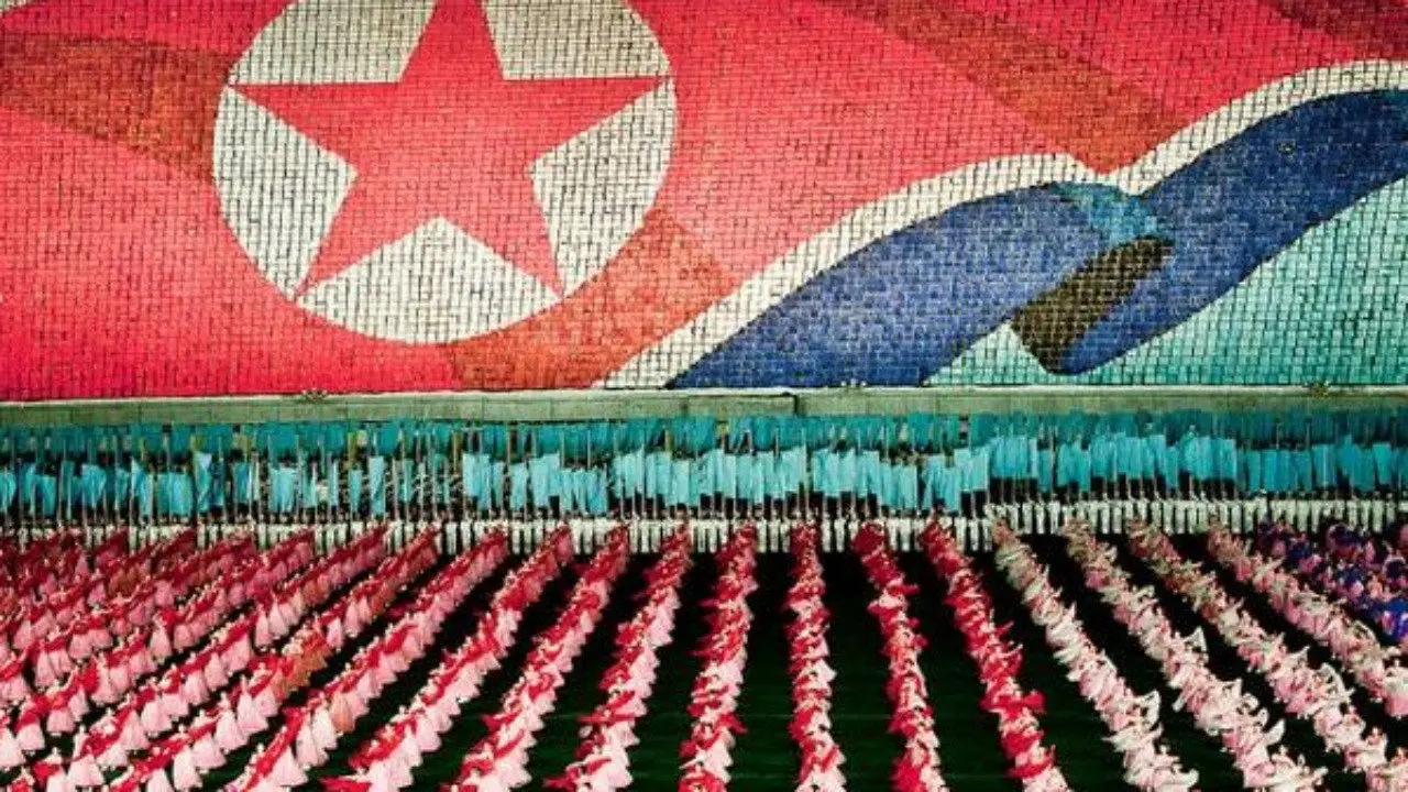 North Korea: The Parade backdrop