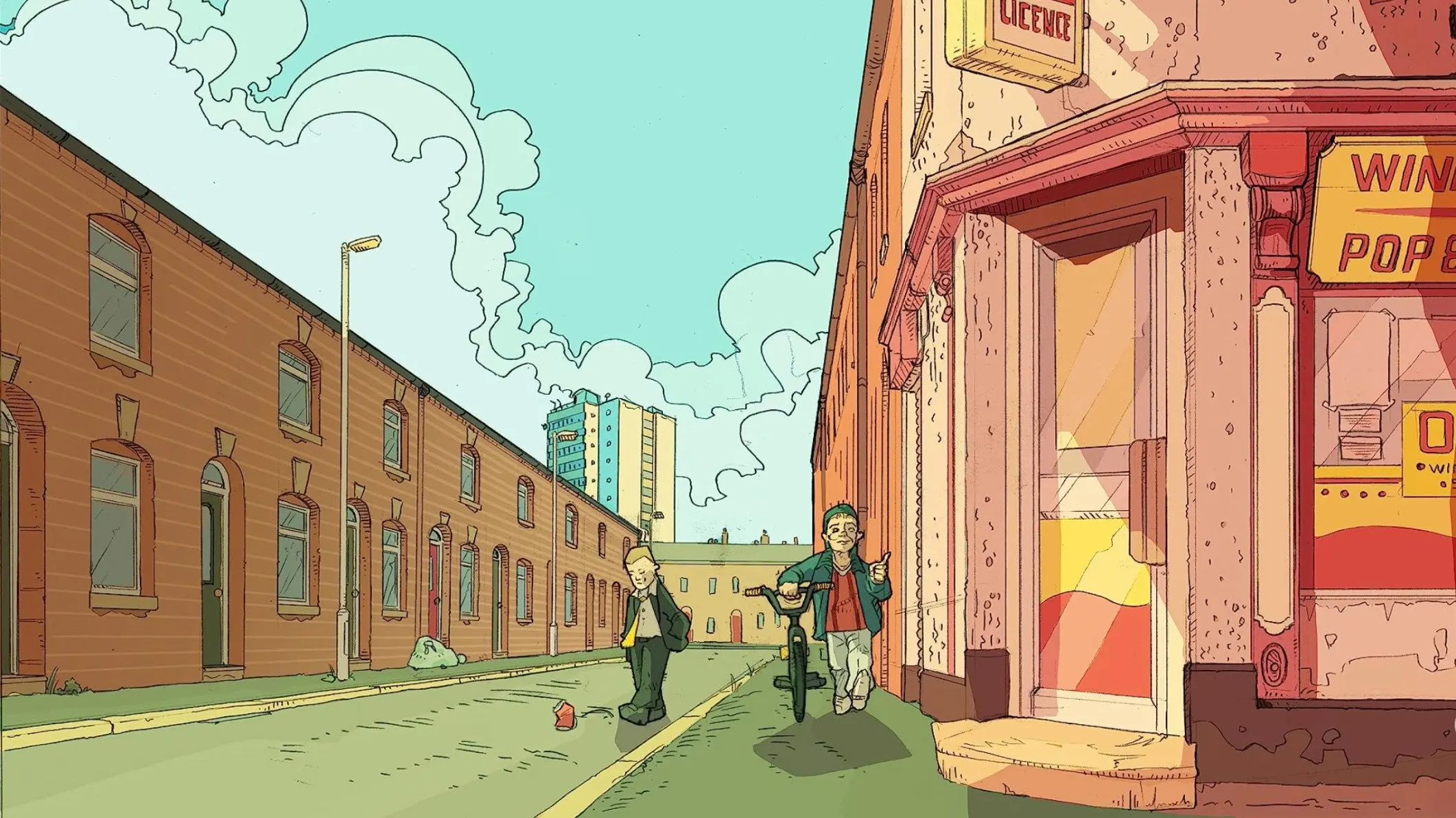 Shiney backdrop