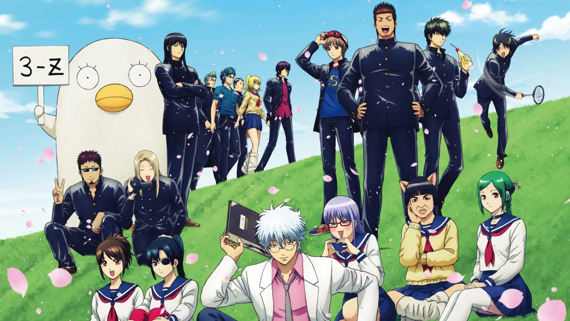 GINTAMA - Mr. Ginpachi's Zany Class backdrop