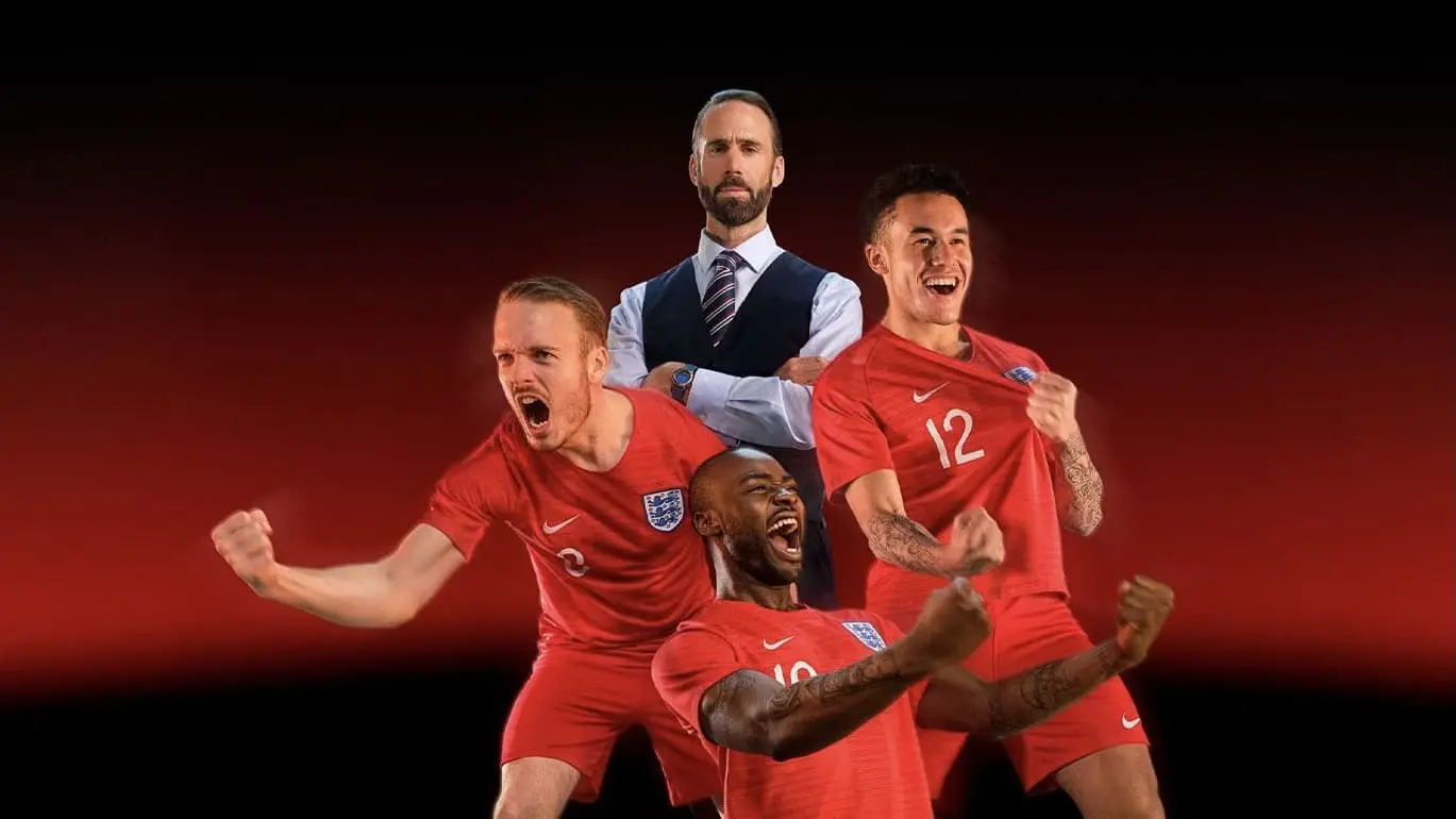 National Theatre Live: Dear England backdrop