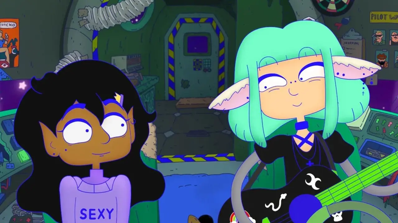 Lesbian Space Princess backdrop