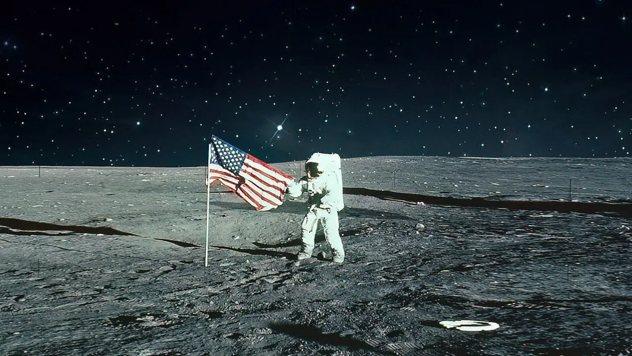 Conspiracy Theory: Did We Land on the Moon? backdrop