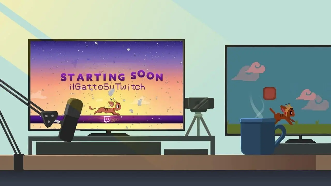 Il Gatto Su Twitch backdrop