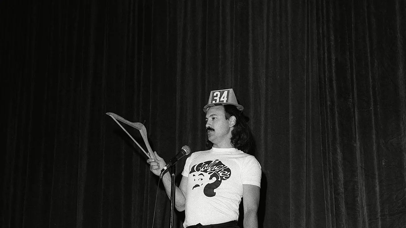 Gallagher: An Uncensored Evening backdrop