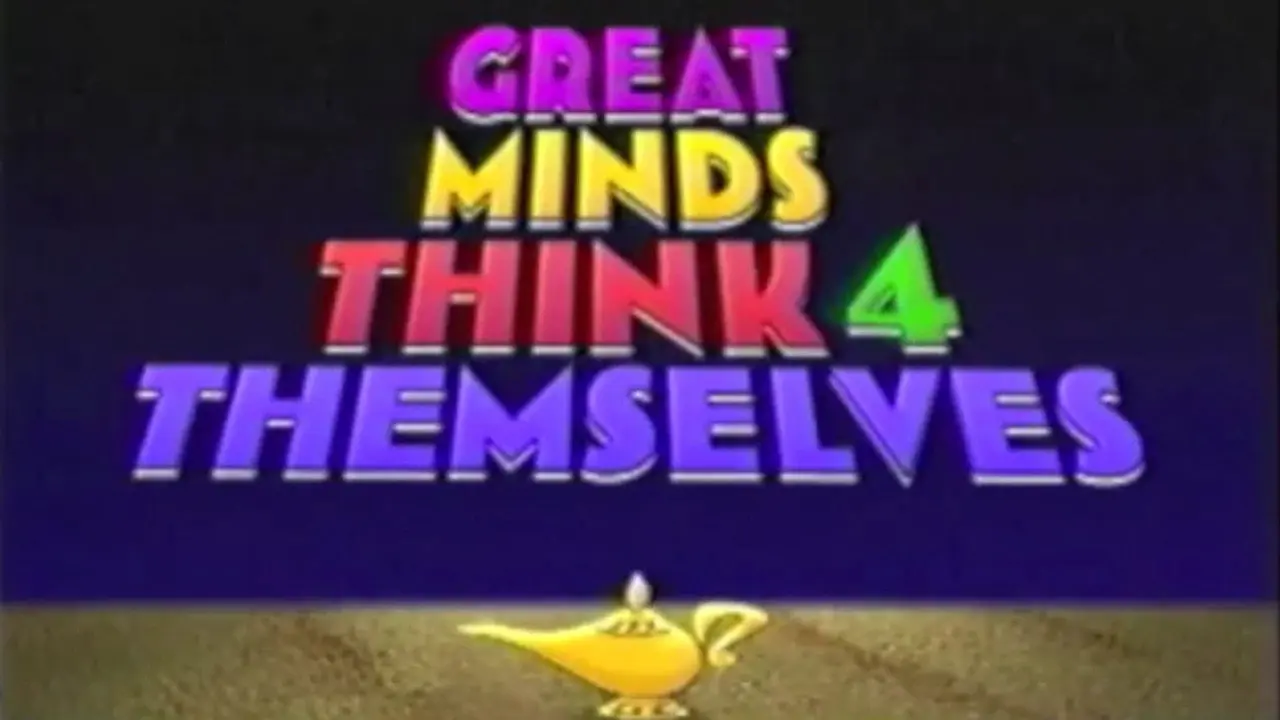 Great Minds Think for Themselves backdrop