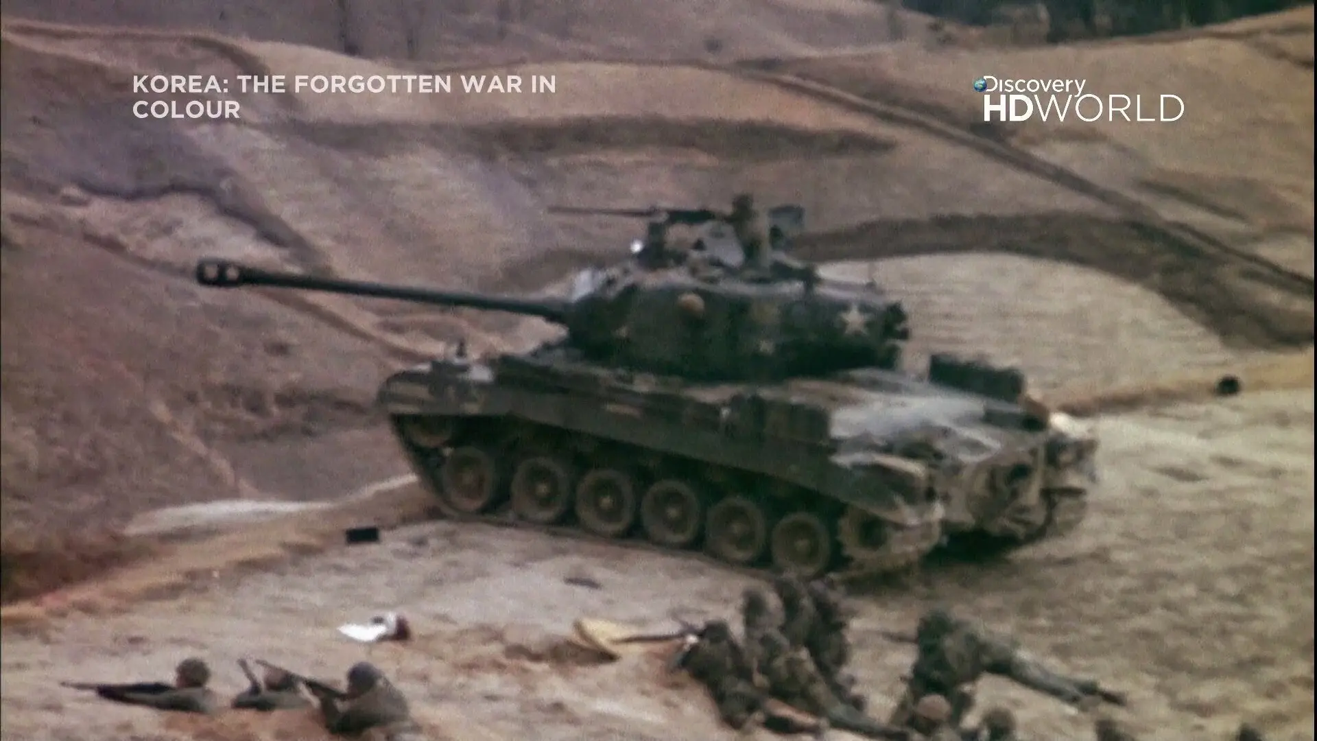 Korea: The Forgotten War in Colour backdrop