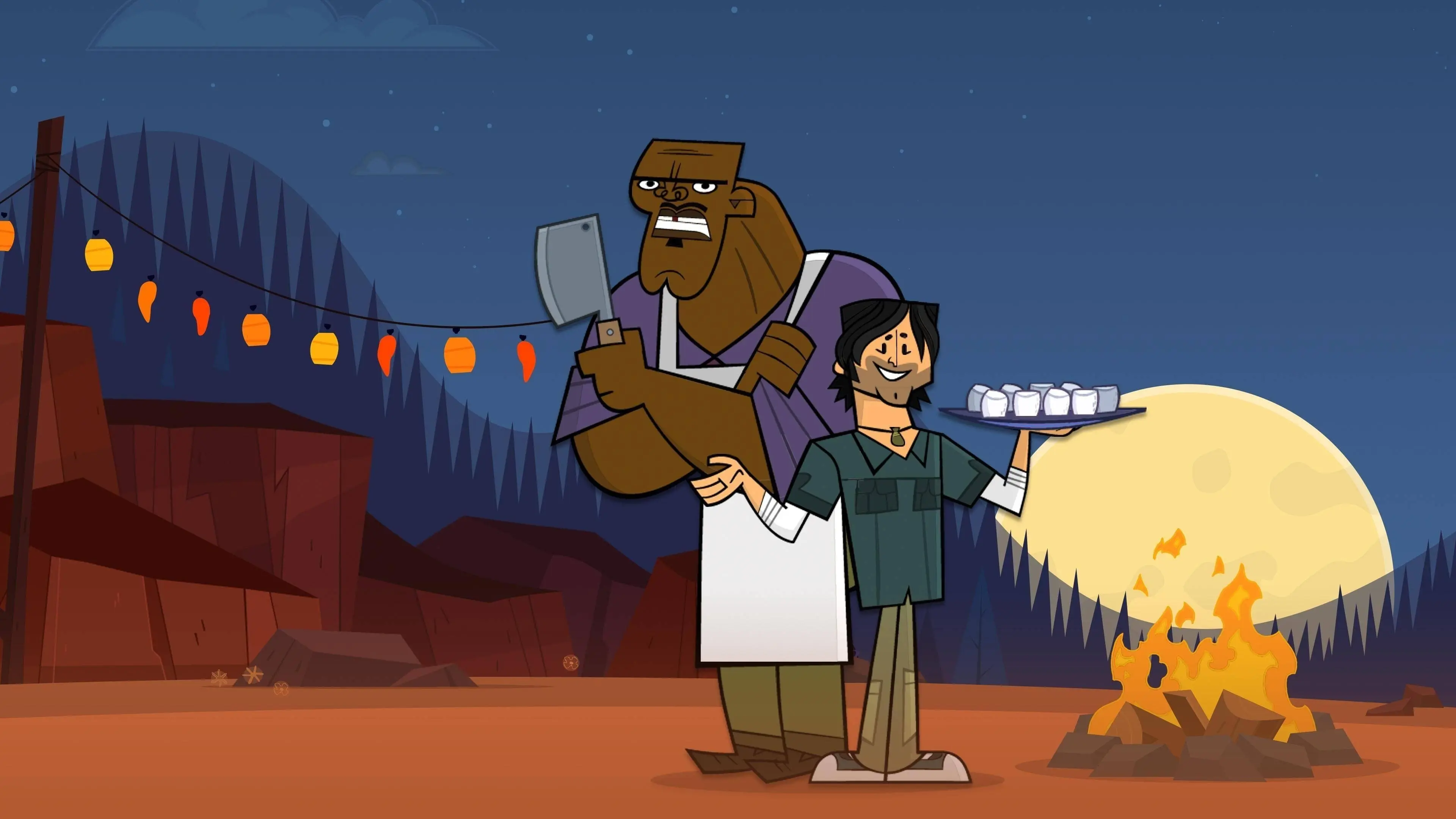 Total Drama Island backdrop