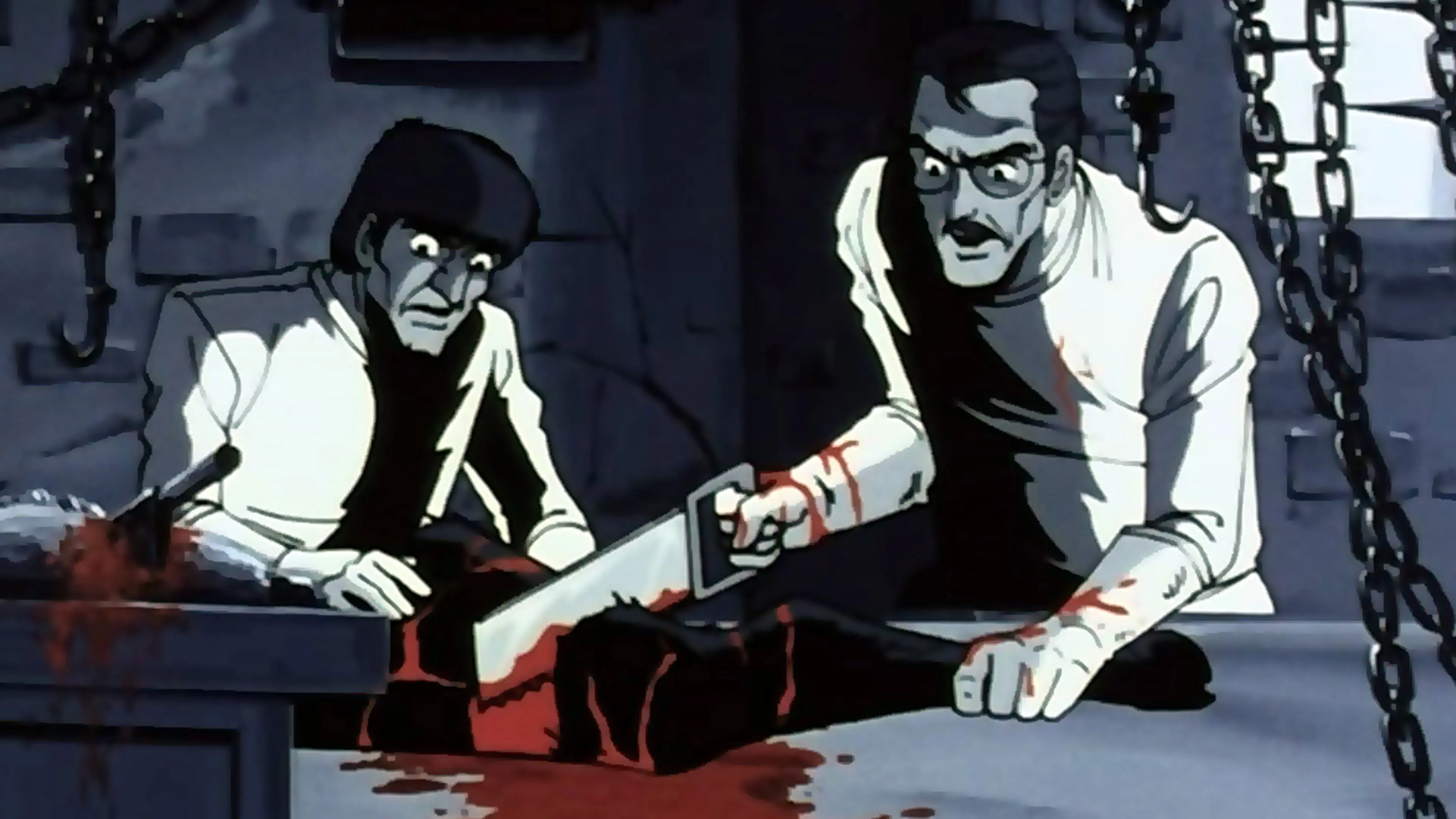 The Monster of Frankenstein backdrop