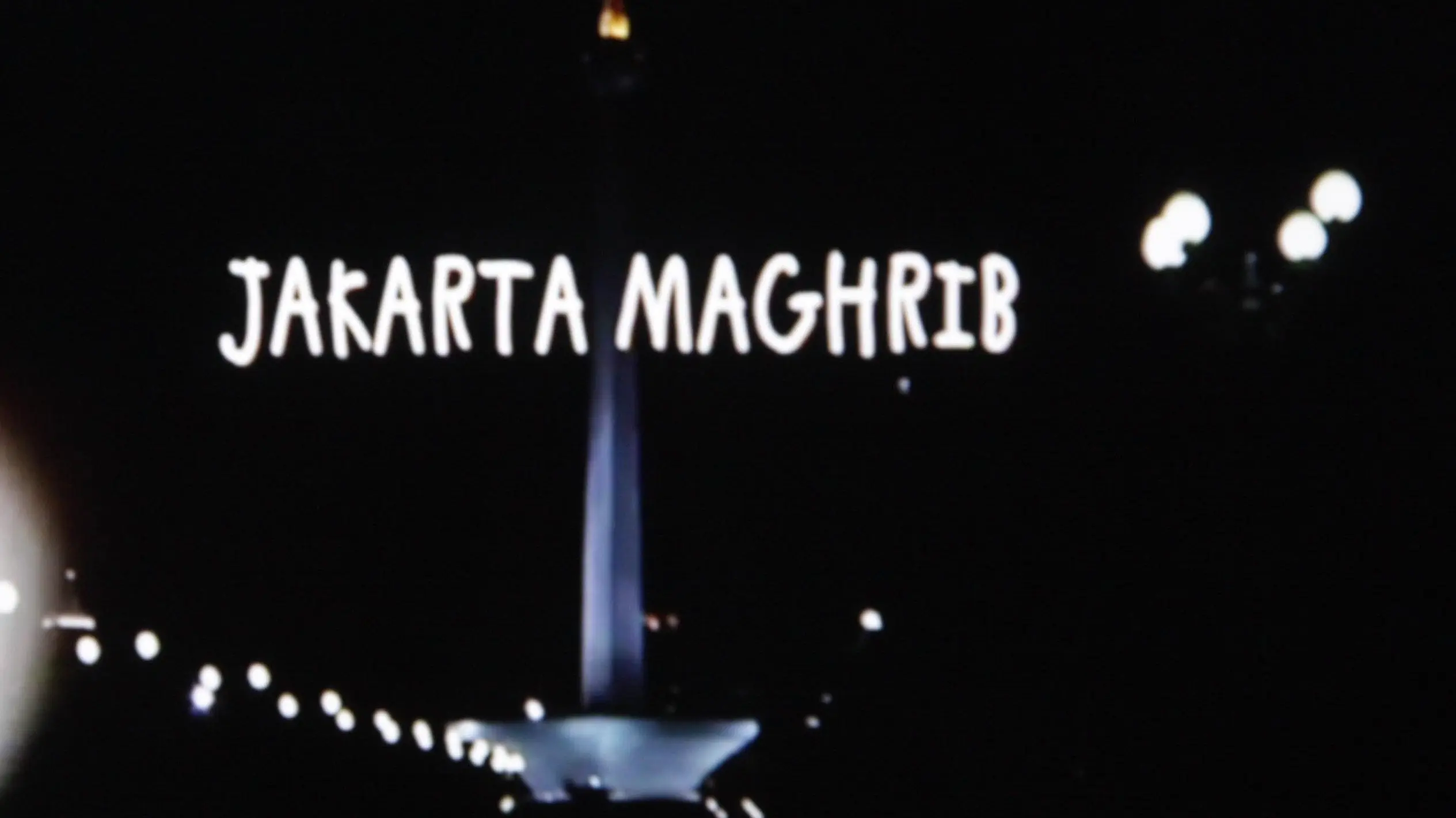 Jakarta Twilight backdrop