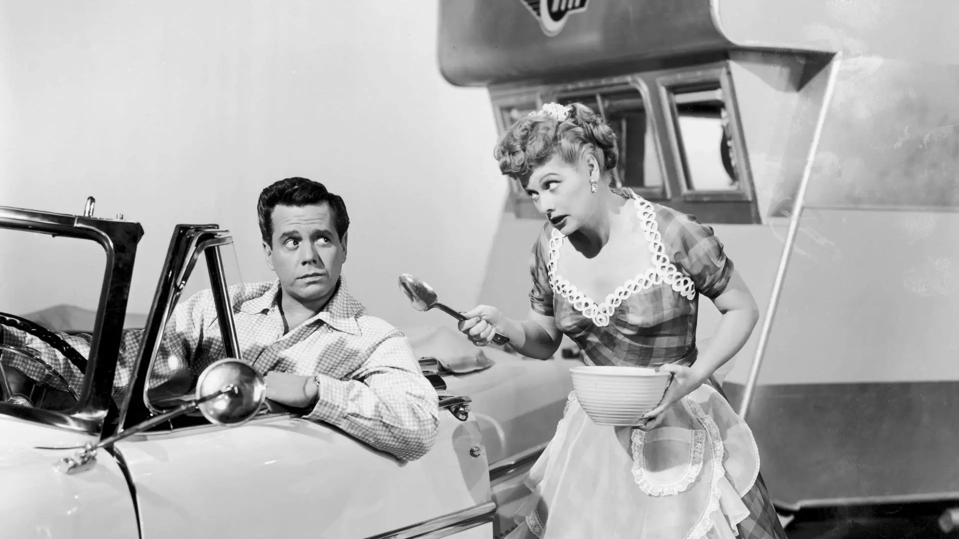 The Long, Long Trailer backdrop