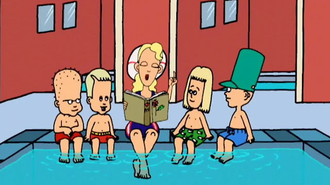 The Three Friends and Jerry backdrop